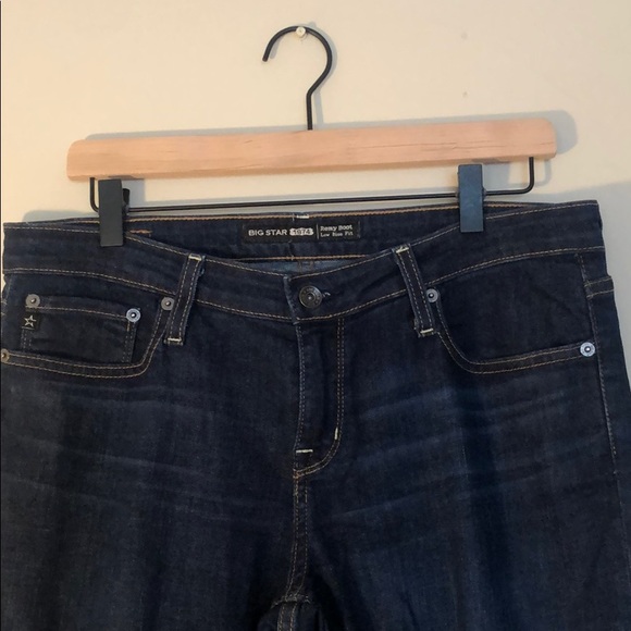 Big Star Remy Boot Low Rise Jeans - Size 32S - Picture 3 of 5